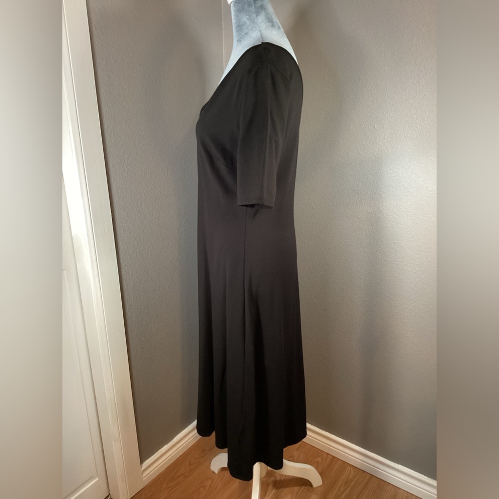 Talbots Petites V-Neck & V-Back Dress Size S - Picture 4 of 7